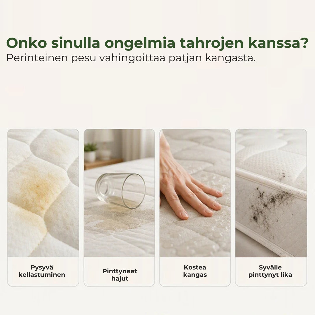 Kuivavaahtopuhdistusaine patjoille