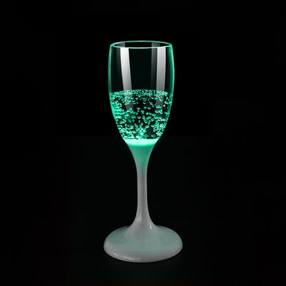 LED-valaistut viini- ja samppanjalasit