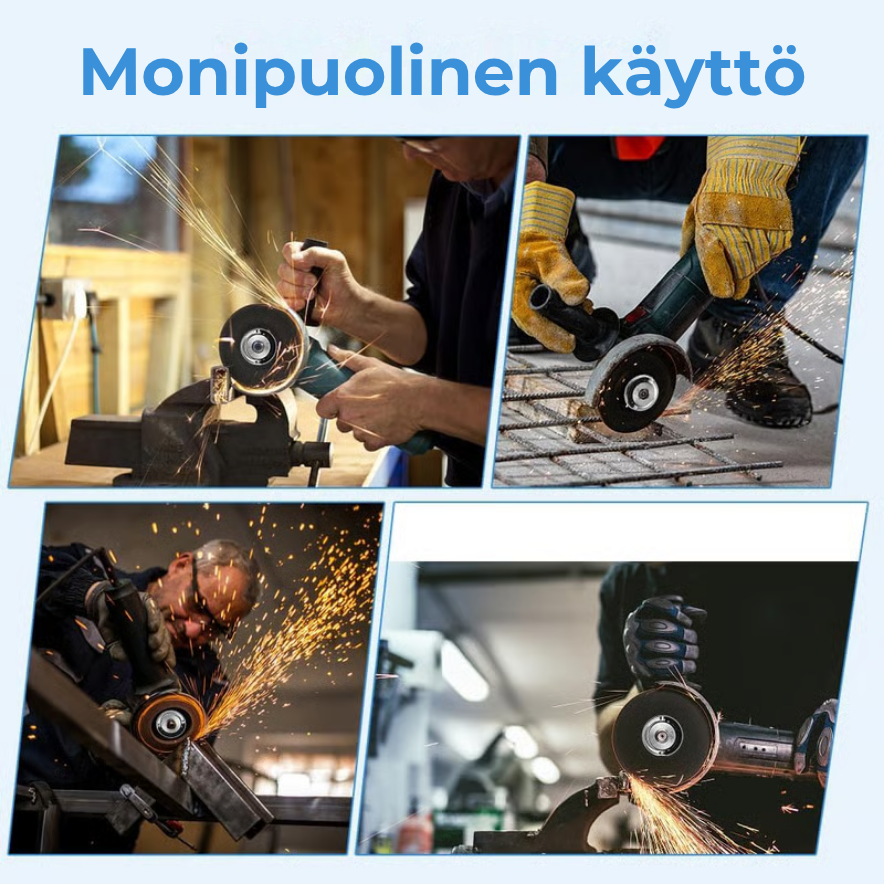 Laippamutteri kulmahiomakoneeseen