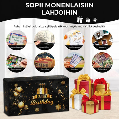Ponnahtava syntymäpäivälaatikko
