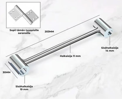 Oven saranan säätötyökalu