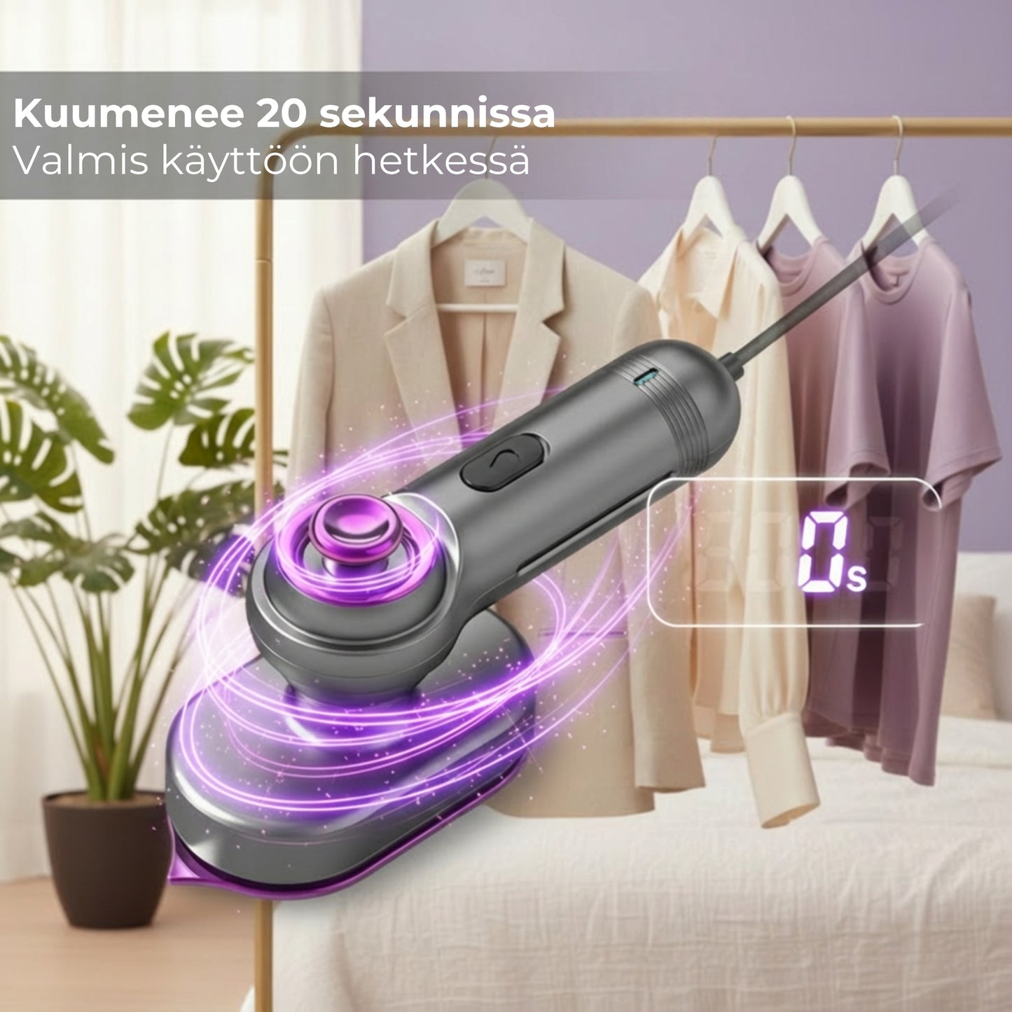Kätevä vaatehöyrystin