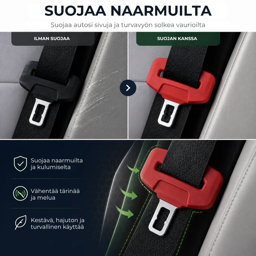 Laadukas silikoninen suojus turvavyön solkeen