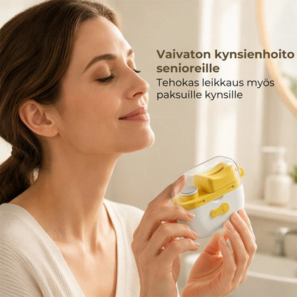 Sähköinen 2-in-1-kynsileikkuri ja kynsiviila