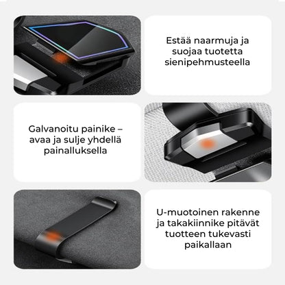 Magneettinen aurinkolasipidike autoon