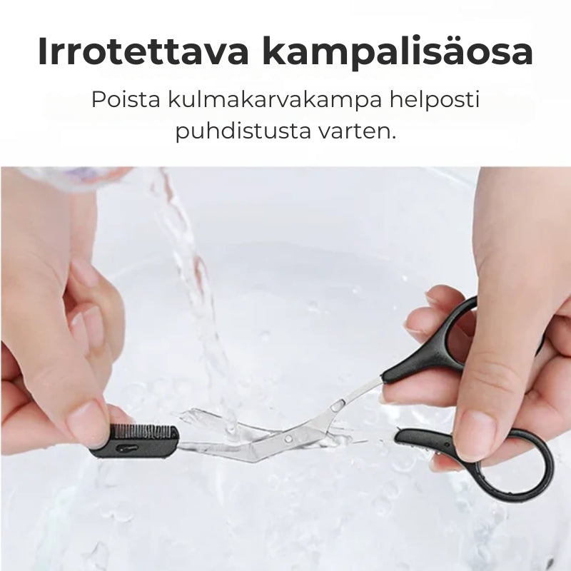 Kulmakarvasakset – Tarkkaa ja vaivatonta trimmausta