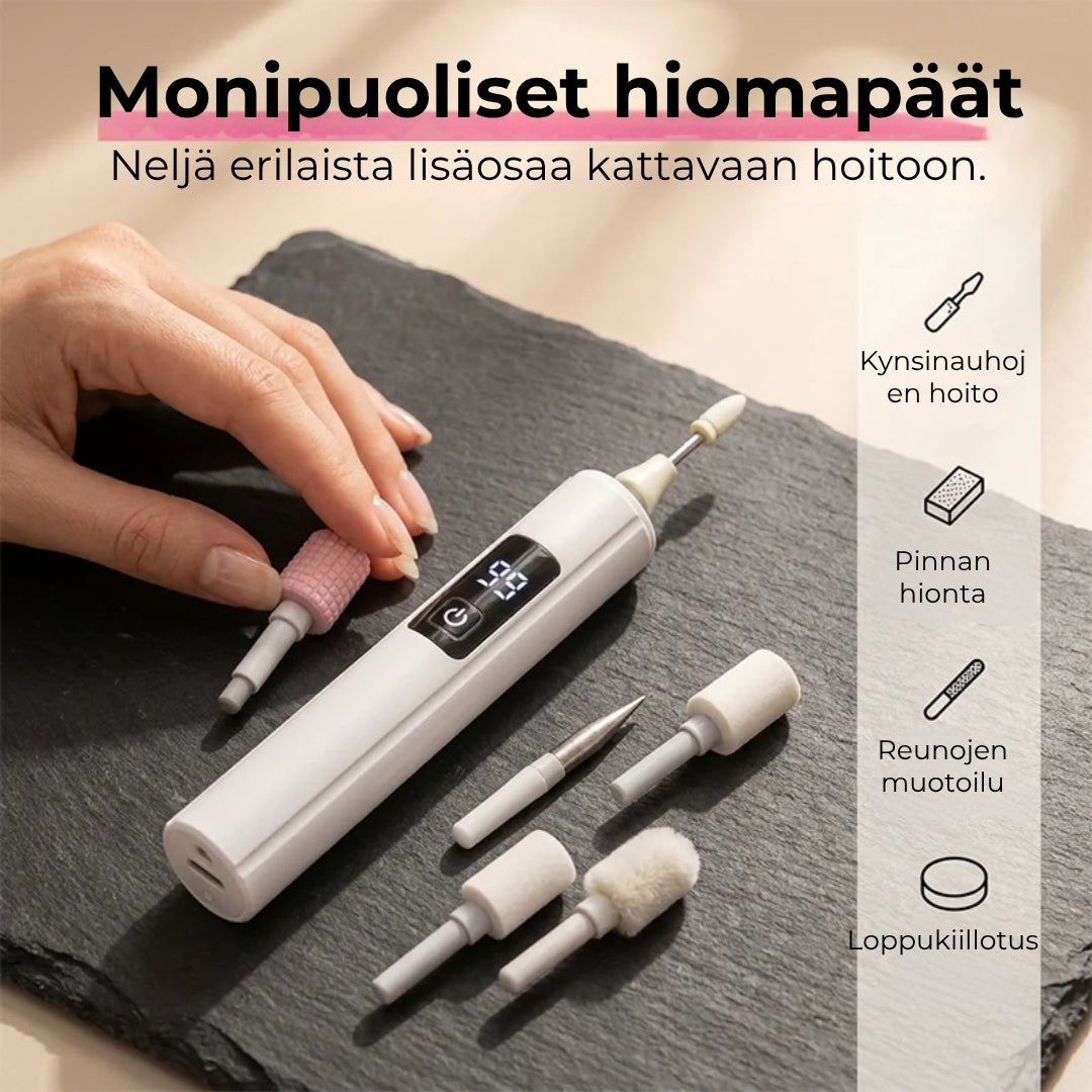 Sähköinen kynsiviila digitaalisella nopeudensäädöllä