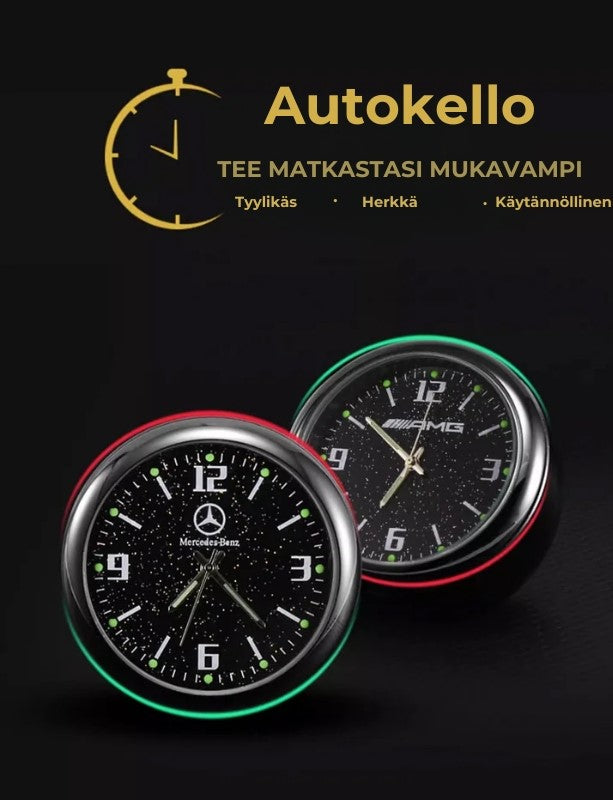 Auton käynnistyspainikkeen kello