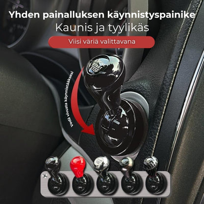 Metallinen käynnistyspainikkeen suojus vipukytkimellä