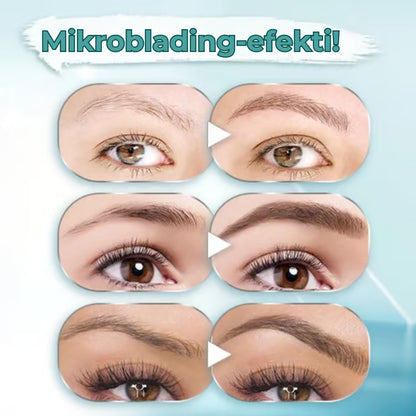 Vedenkestävä 4-kärkinen 3D-kulmakarvakynä – mikroblading-efekti