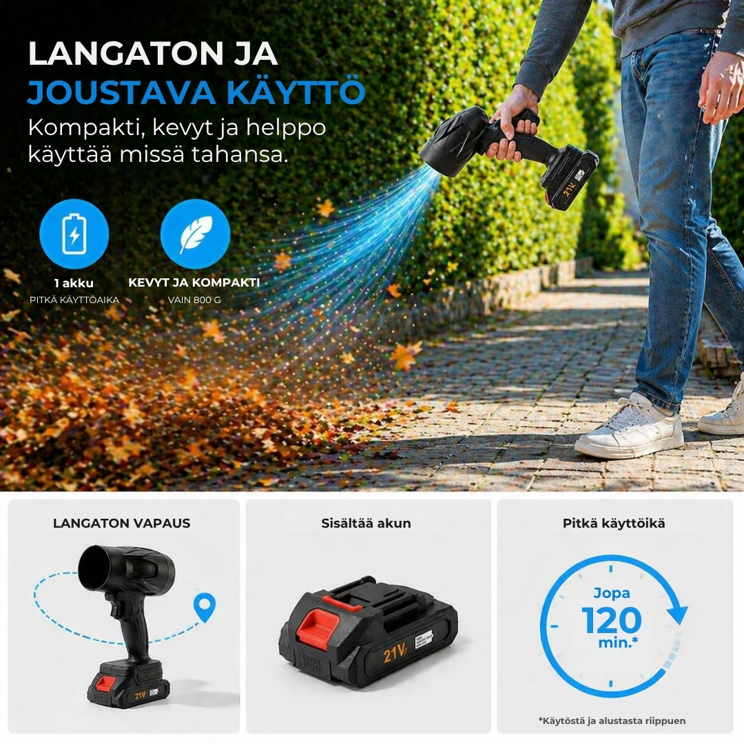 TURBOVENTILAATTORI, ILMAPUHALLIN