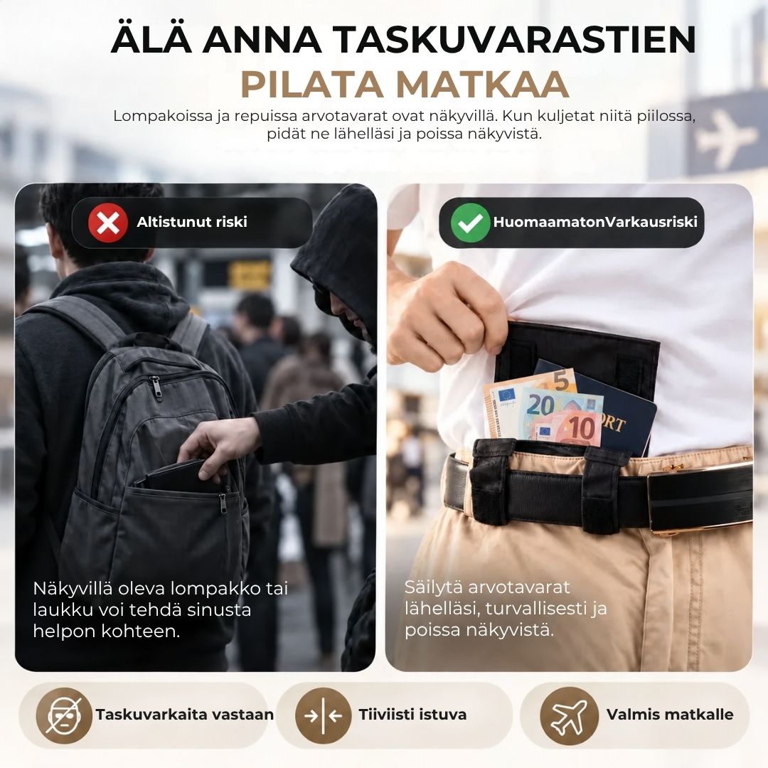 Piilotettava varkaudenestokotelo