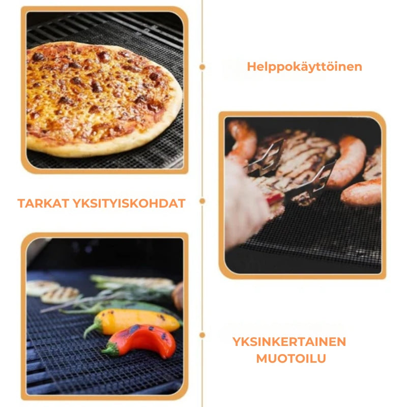 Flavomesh tarttumaton grilliverkko