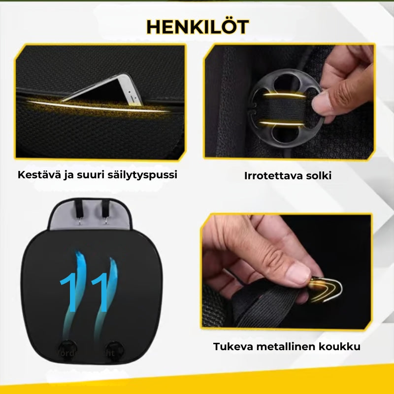 Hengittävät ja liukumattomat jääsilkistä valmistetut auton istuinsuojat
