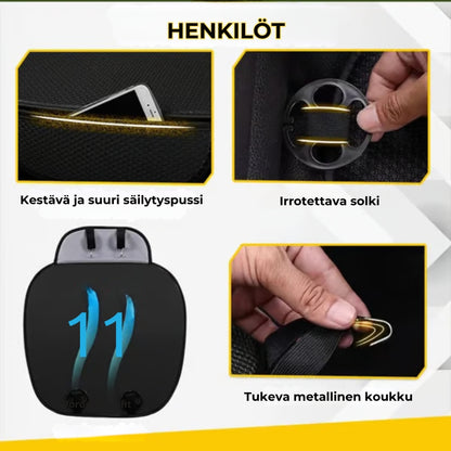 Hengittävät ja liukumattomat jääsilkistä valmistetut auton istuinsuojat