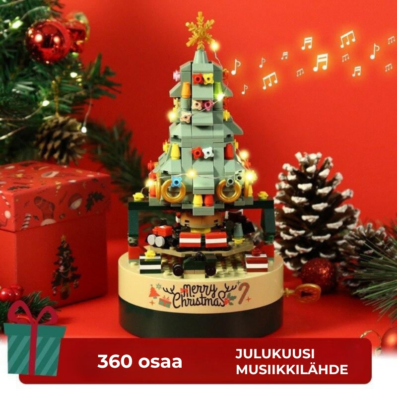 Interaktiivinen Joulukuusi DIY-rakennuspalikkasarja
