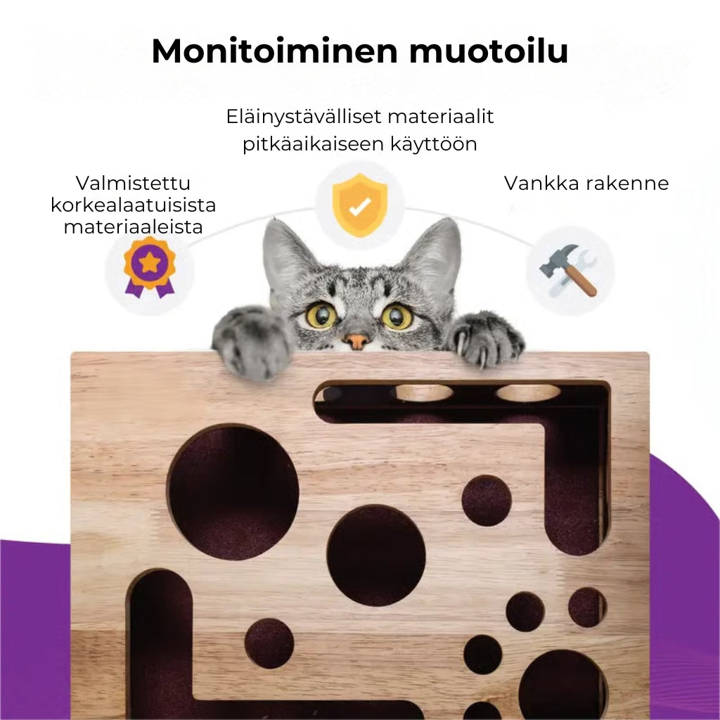 😻 Kissan raapimis- ja aktivointilelu – stressitön vaihtoehto kynsien leikkaamiseen