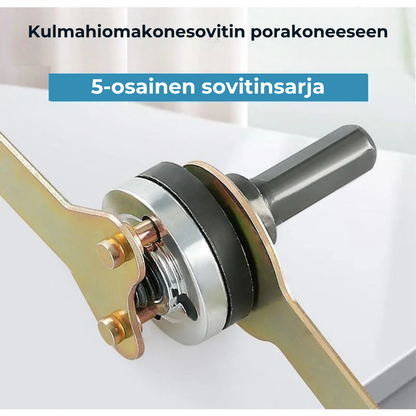 Sovitinsarja – muuta porakone hiomakoneeksi