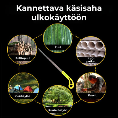 Kannettava puutarhasaha ulkokäyttöön