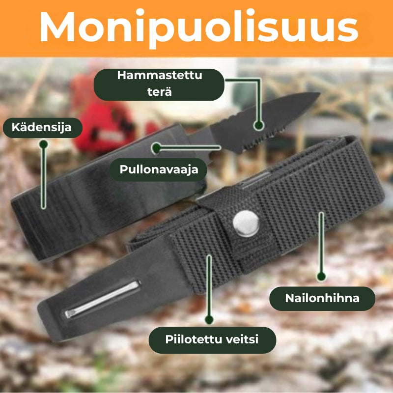 Selviytymisvyö – Ulkoiluvälineet – Yleiskoko
