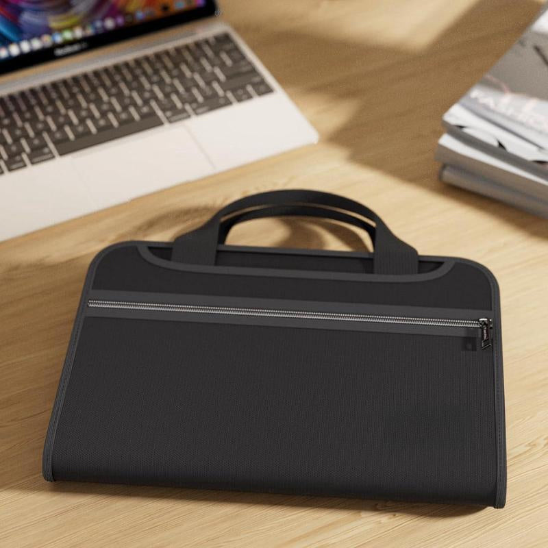 Suuri palonkestävä A4-asiakirjakansio kantokahvalla