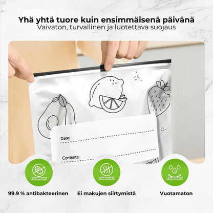 [30 kpl] Uudelleenkäytettävät alumiinifoliopussit