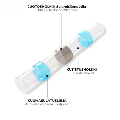 Vedenpitävät kutistejatkoliittimet – sarja