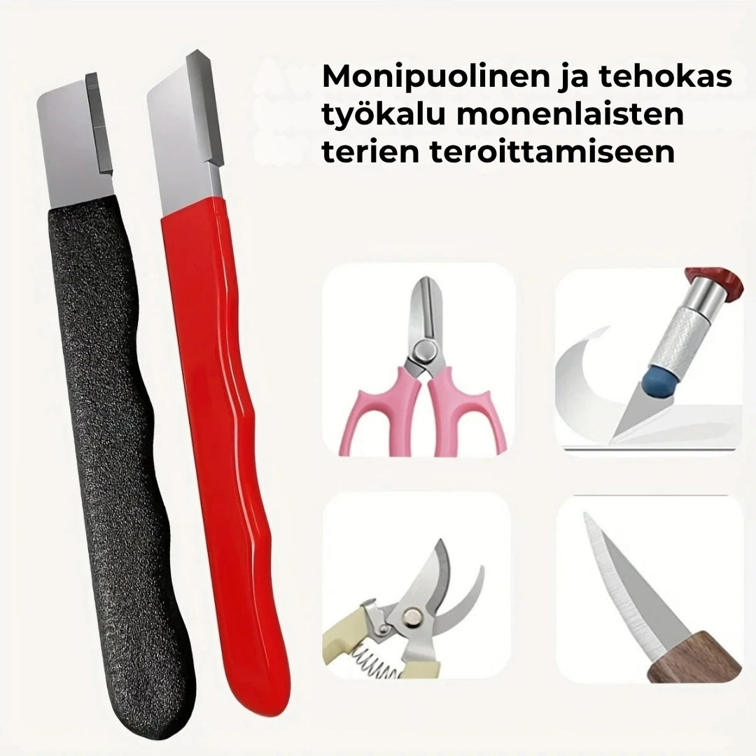 Veitsen- ja saksienteroitin – 2 kpl