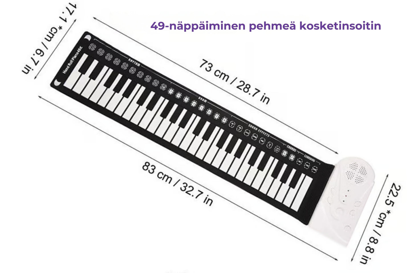 Kannettava rullattava piano