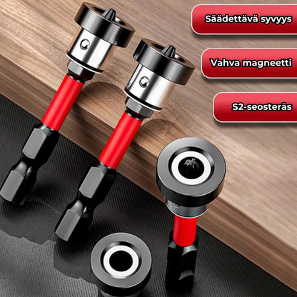Magneettiset S2-teräskärjet syvyysrajoittimella
