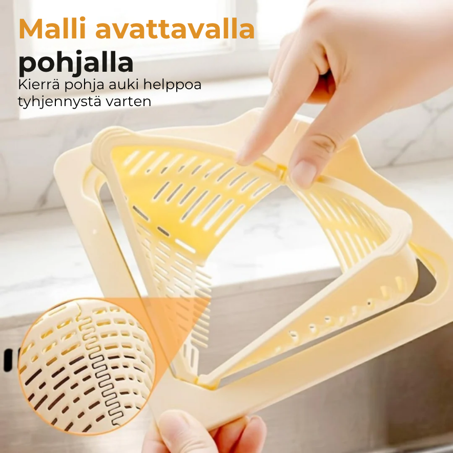Magneettinen tiskialtaan kulmasiivilä
