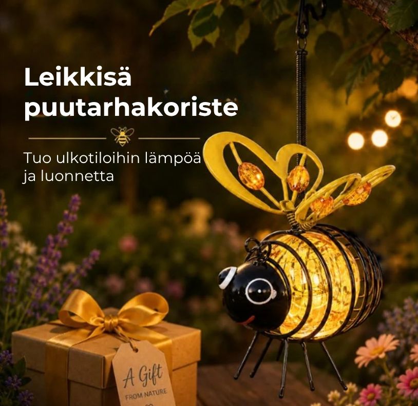 Aurinkokäyttöinen mehiläisriippuvalaisin