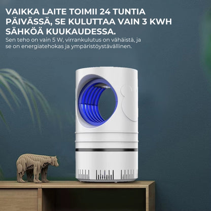 Hyttyslamppu USB-virtalähteellä
