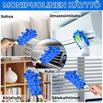 Uudelleenkäytettävä fleece-pölyliinasetti