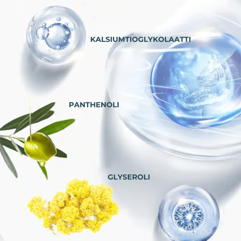 Viilentävä karvanpoistoaine kasvoille