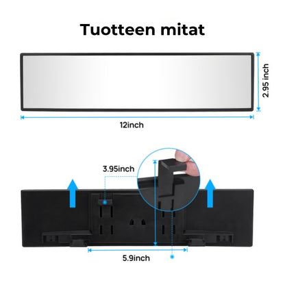 Panoraamataustapeili kiinnitysklipsillä