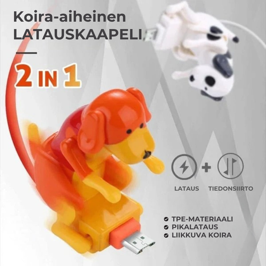 Hauska koira -pikalatauskaapeli