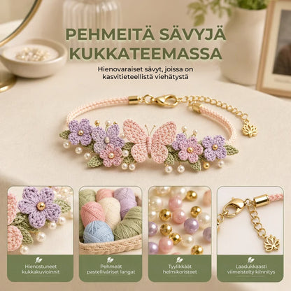 DIY-rannekorujen virkkaussetti