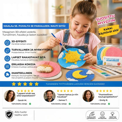 Maaginen 3D-maalauspaperi – 20 kpl