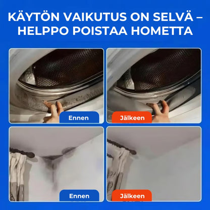Nopeavaikutteinen homeenpoistospray seinille ja saumoihin