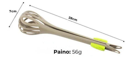 2-in-1 munavispilä & keittiöpihdit