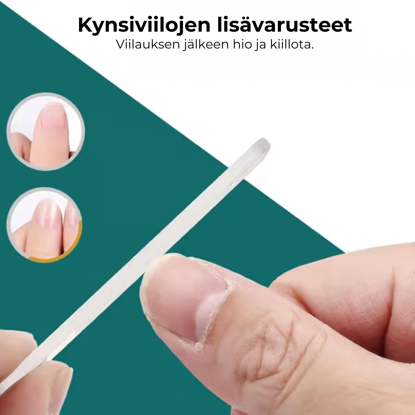 Kynsileikkurisetti sisäänkasvaneille ja paksuille kynsille
