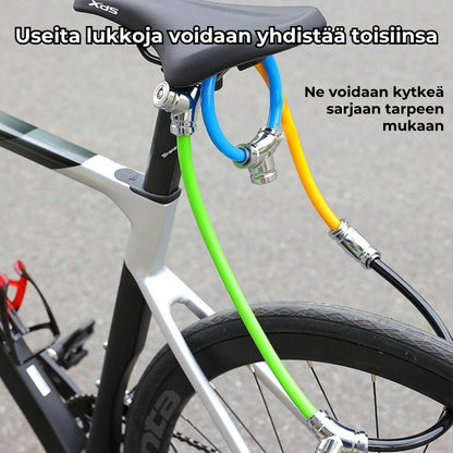 Yhdistettävä kaapelilukko
