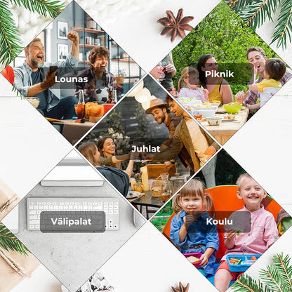 Uudelleenkäytettävät välipalarasiat