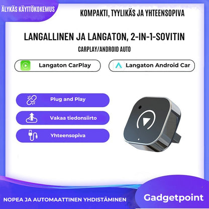 Mini langaton CarPlay-sovitin
