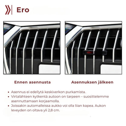 Auton säleikön LED-valomerkki