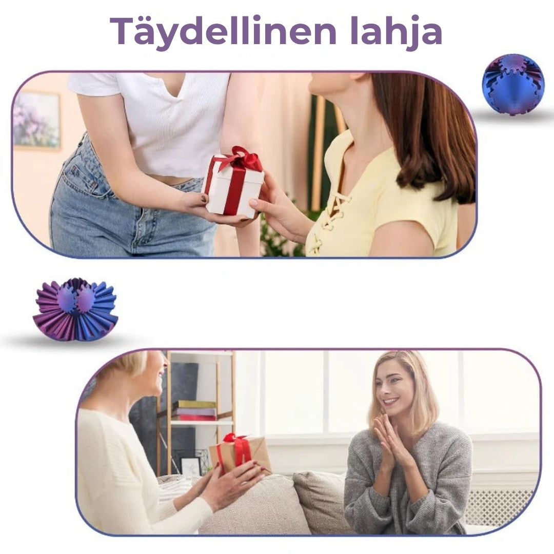 Fidget-hammaspyöräpallo