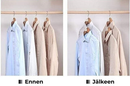 Tilaa säästävät henkarikoukut (10 kpl setti)