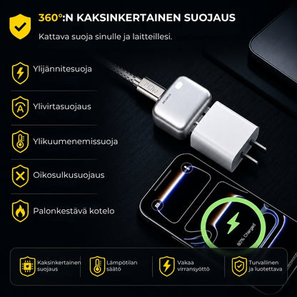 Älykäs lataussuoja automaattisella virrankatkaisulla