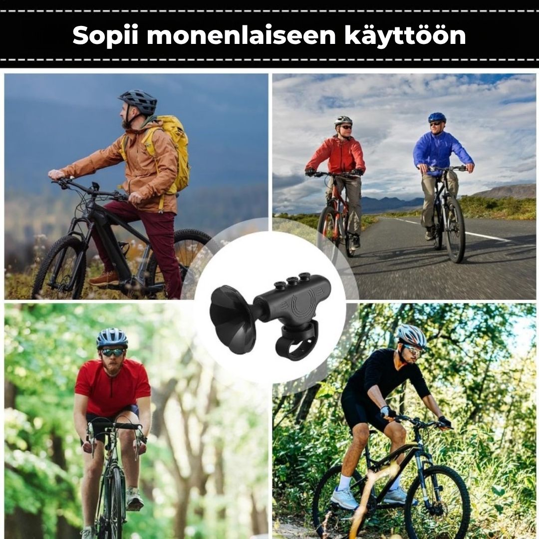 Ladattava sähköpyörän äänitorvi, 120 dB